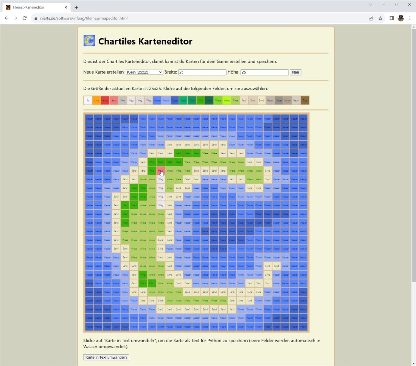 Chartiles Karteneditor